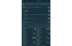 Jobs view showing prints in progress and print history with outcomes and reprint actions