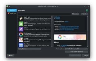 Prism Launcher screenshot 2