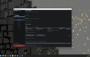 PrismDesk host app on Windows showing setup status and connected devices