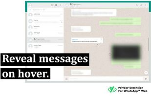 Privacy Extension For WhatsApp™ Web screenshot 1