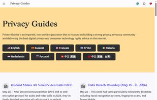Privacy Guides Homepage