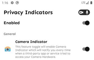 Privacy Indicators screenshot 1