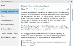 Privacy Repairer screenshot 2
