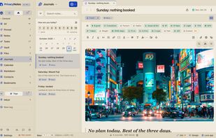 A dated journal entry a day, with mood, sleep, energy, steps and more, each a tap away.