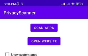 PrivacyScanner screenshot 1