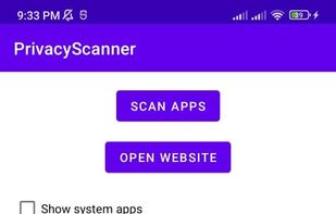 PrivacyScanner screenshot 1