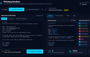 Detect, mask and tokenise sensitive data before it reaches external AI models.