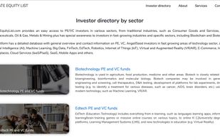 Private Equity List screenshot 3