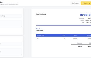 Private Invoice screenshot 1