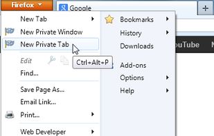 Private Tab screenshot 1
