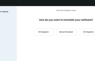Select integration method