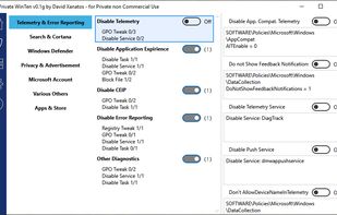 Private WinTen screenshot 1