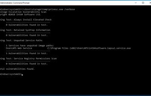 Privilege Escalation Vulnerability Scan Tool screenshot 1