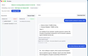 All three questions in one session. For a vague question like "Which patients are unhealthy?", the AI asks for a clear standard instead of guessing.