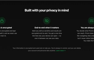 Privacy-First Design: Your Data, Your Control — Your messages and data are private and encrypted. Prizmi never clicks Submit or Pay for you.