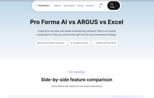 Pro Forma AI screenshot 1