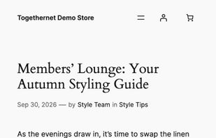 Non-members see a teaser that fades out into a join link.