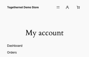 Members manage everything from a Membership tab in My Account, alongside a Redeem a Voucher tab.