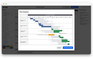 Share on-screen, or download to add to existing presentation software. One-click captures the filtered plan