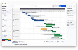 Amend plans instantly using bespoke and preset filters. Toggle plan date ranges, RAG statuses, or Critical path items