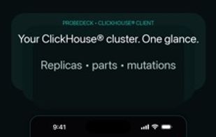 Cluster health dashboard on iPhone