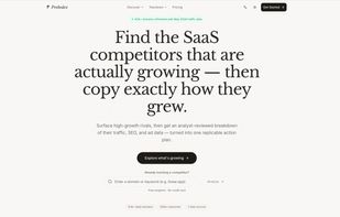 Find the SaaS competitors that are actually growing — then copy exactly how they grew.