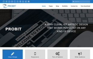 Probit WordPress Theme screenshot 1