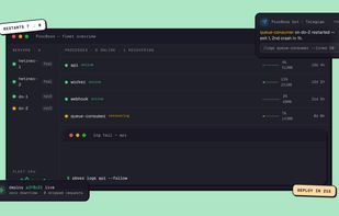 ProcBoss (PBoss) Dashboard, Server Process List