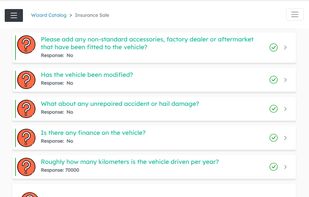 Decision tree flow example