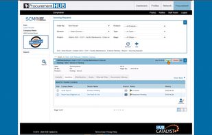 Procurement HUB screenshot 1