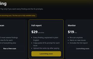 ProdCanary screenshot 2