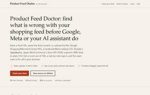 Product Feed Doctor screenshot 1
