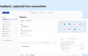 Collect feature requests, bugs, and ideas into unified boards — automatically pulled in from Slack, Intercom, Zendesk, Jira, Discord, and more, then categorized with AI.