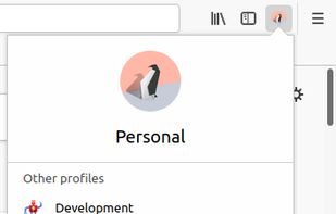 Profile Switcher for Firefox screenshot 1