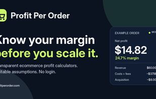Profit Per Order screenshot 1
