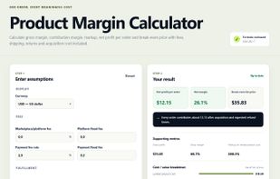 Profit Per Order screenshot 1