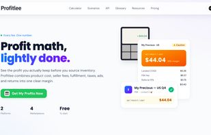 home page of profitlee