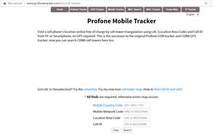 Profone Tracker screenshot 1