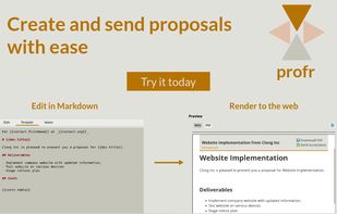 Proposals written in Markdown
