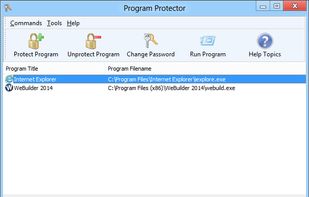 Program Protector screenshot 1