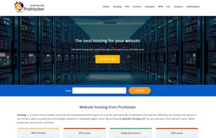 ProHoster screenshot 1