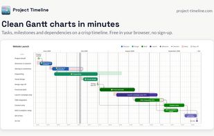 Project Timeline screenshot 1