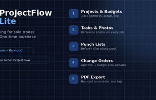 ProjectFlow Lite screenshot 1