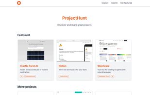 ProjectHunt screenshot 1