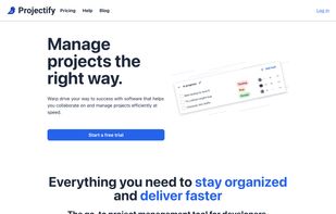 Projectify screenshot 1