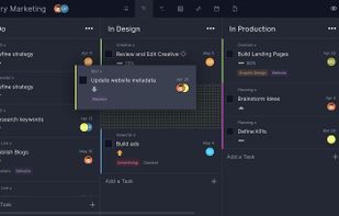 Choose from a number of task management tools to manage your work, including task lists, kanban boards, sheets and calendars. Team members can collaborate on tasks from anywhere.