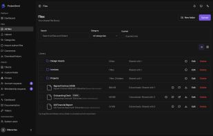 ProjectSend screenshot 1