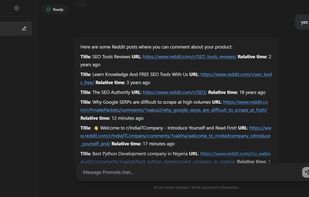 Promote.chat screenshot 1