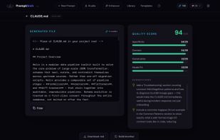 PromptArch screenshot 2