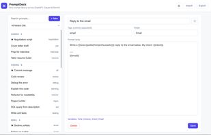 PromptDeck screenshot 1